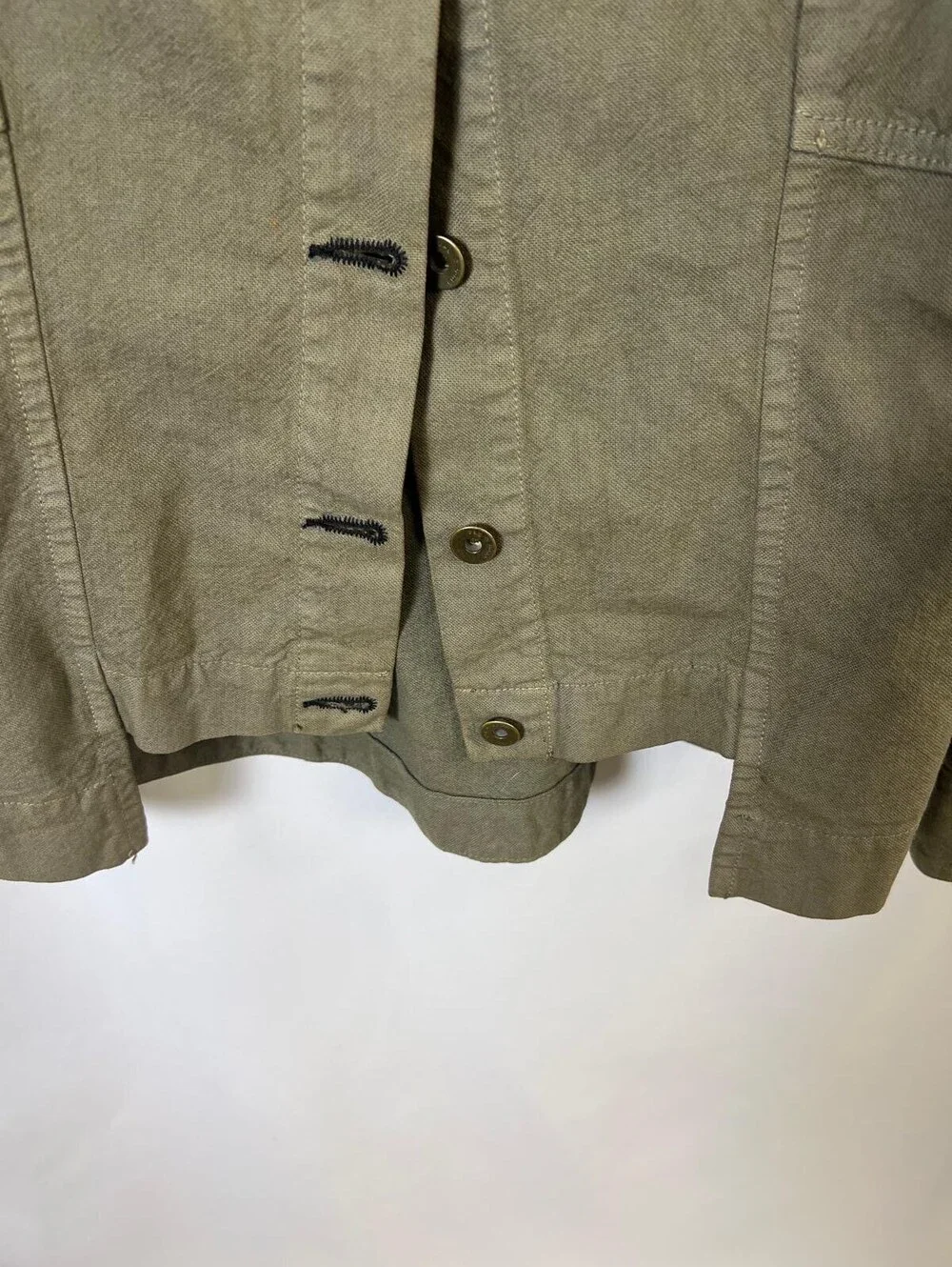 rag & bone Military Green Cotton Jacket Medium Utility